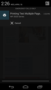 Monitor or cancel print job