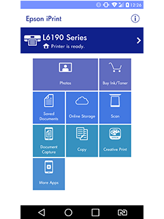 Epson iPrint features