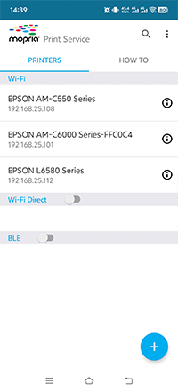 Print Directly from a supporting app